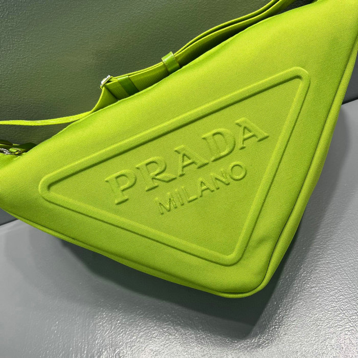 Prada Canvas Triangle Bag Green 2VY007