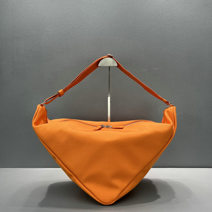 Prada Canvas Triangle Bag Orange 2VY007