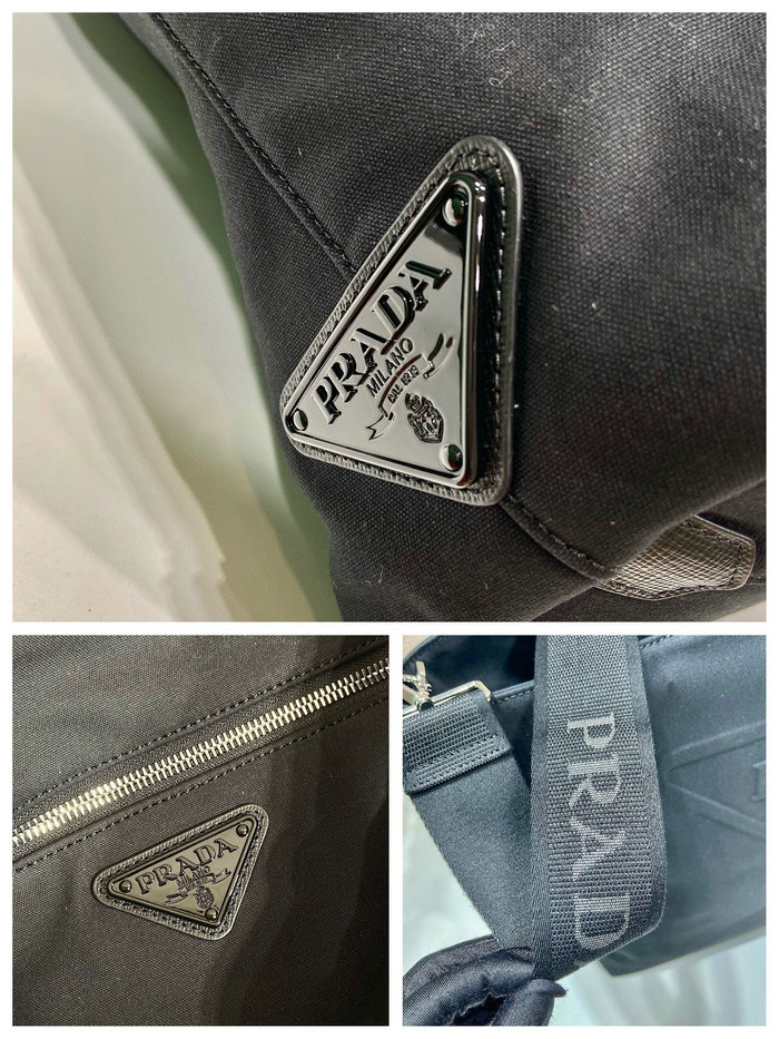 Prada Canvas tote bag Black 2VG081