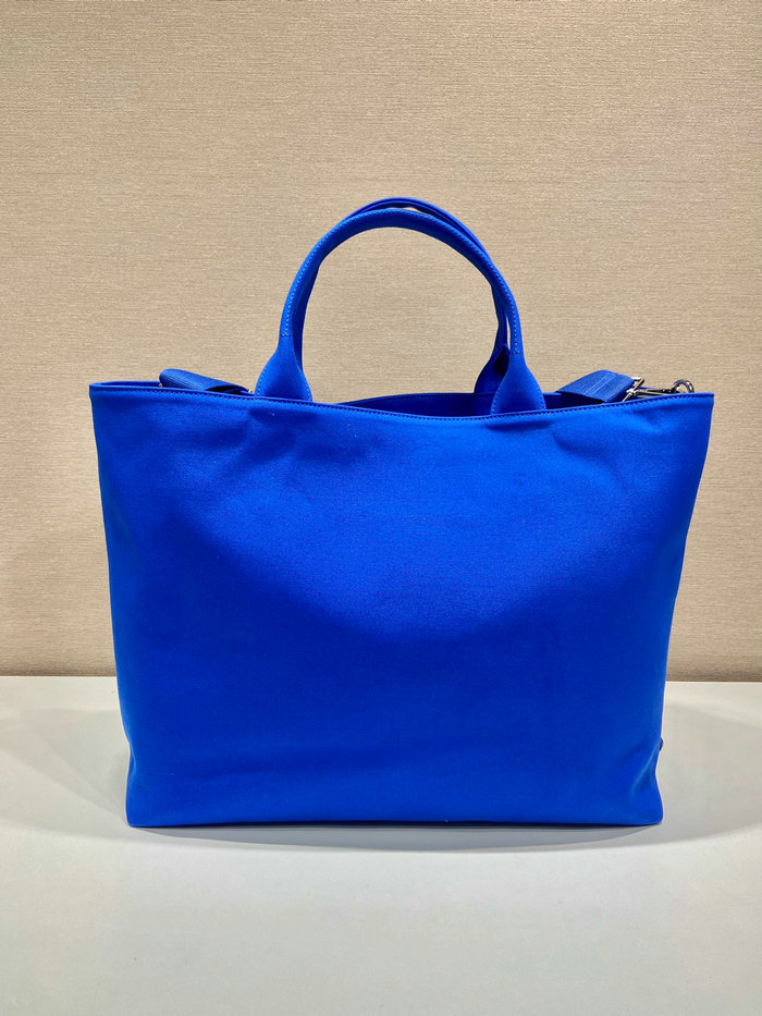 Prada Canvas tote bag Blue 2VG081