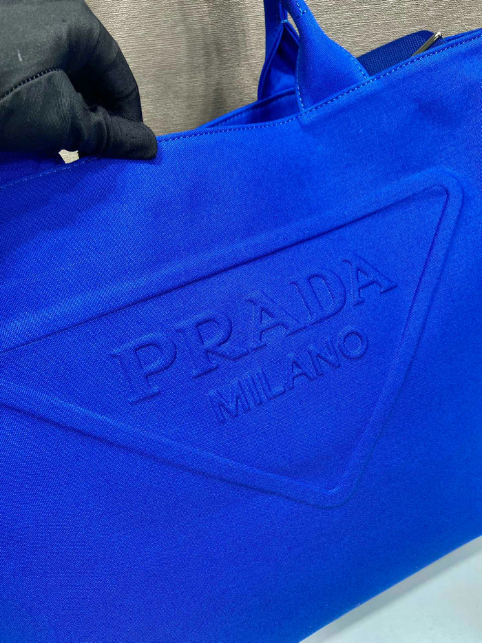 Prada Canvas tote bag Blue 2VG081