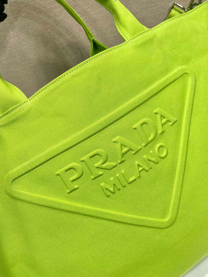 Prada Canvas tote bag Green 2VG081