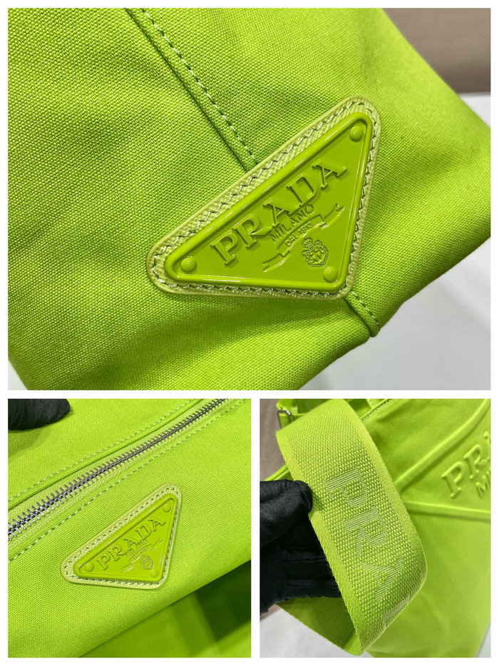 Prada Canvas tote bag Green 2VG081