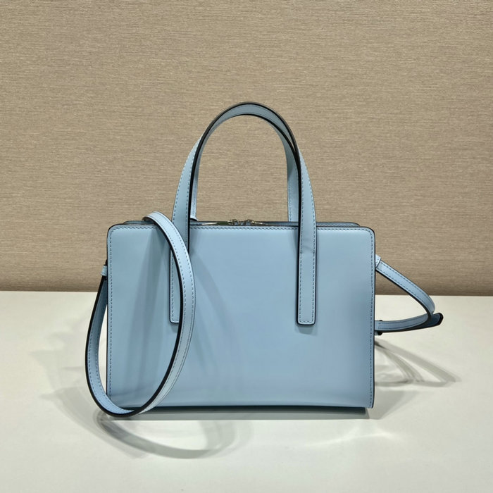 Prada Re-Edition 1995 brushed-leather mini handbag Blue 1BA357