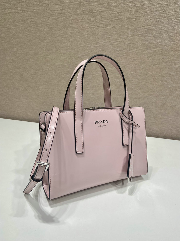 Prada Re-Edition 1995 brushed-leather mini handbag Pink 1BA357