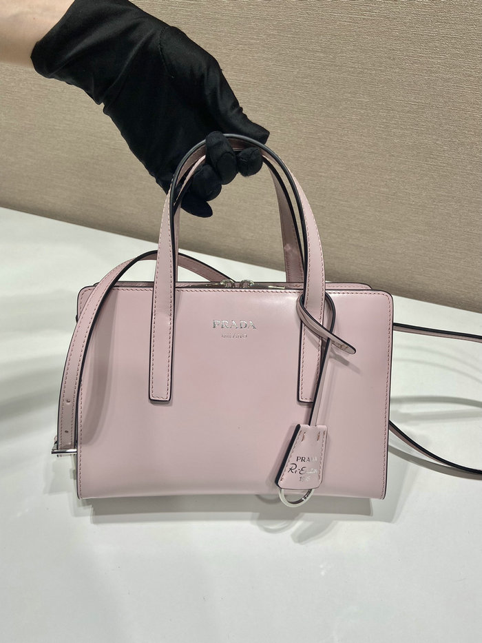 Prada Re-Edition 1995 brushed-leather mini handbag Pink 1BA357