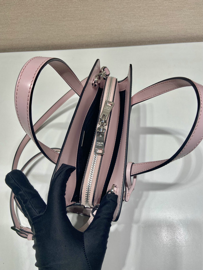 Prada Re-Edition 1995 brushed-leather mini handbag Pink 1BA357