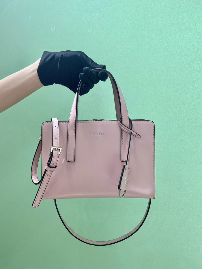 Prada Re-Edition 1995 brushed-leather mini handbag Pink 1BA357