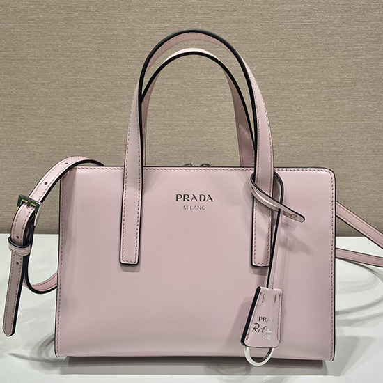 Prada Re-Edition 1995 brushed-leather mini handbag Pink 1BA357