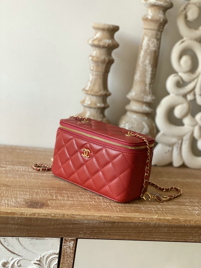 Chanel Mini Shoulder Bag Red AS81226