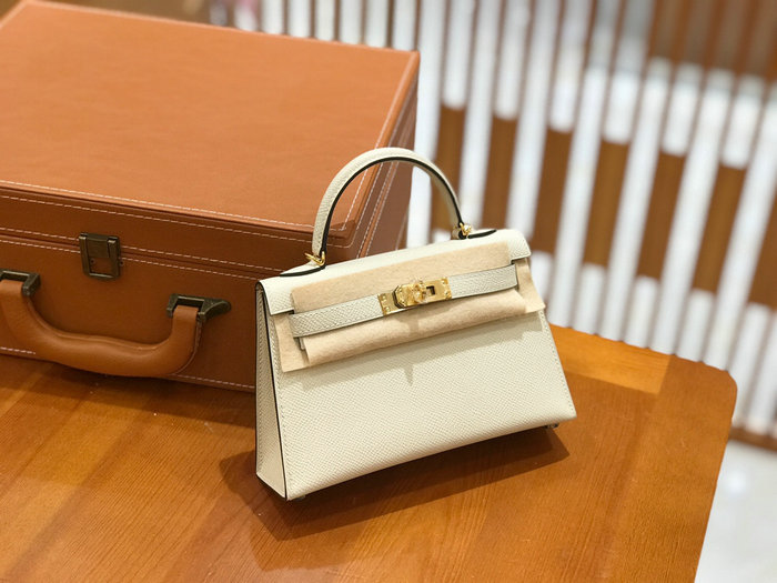 Hermes Mini Kelly II Bag Craie H82401