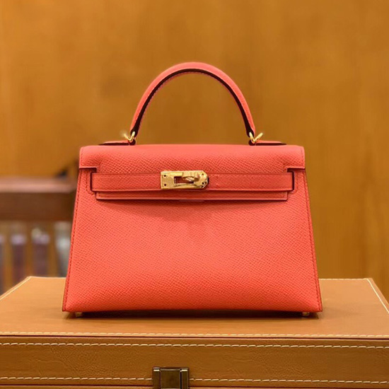 Hermes Mini Kelly II Bag Crevette H82401