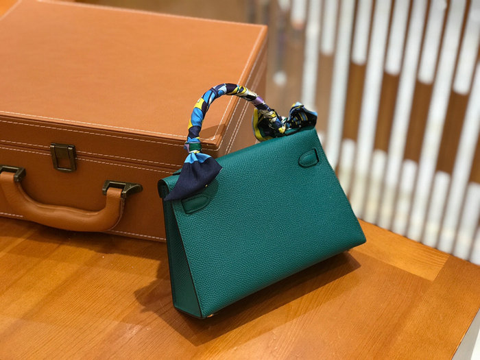 Hermes Mini Kelly II Bag Malachite H82401