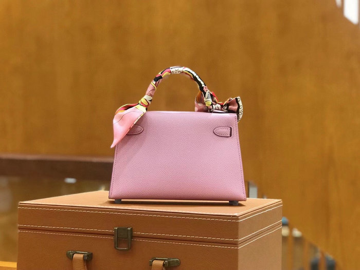 Hermes Mini Kelly II Bag Mauve Sylvestre H82401