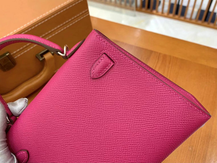 Hermes Mini Kelly II Bag Rose Magnolia H82401