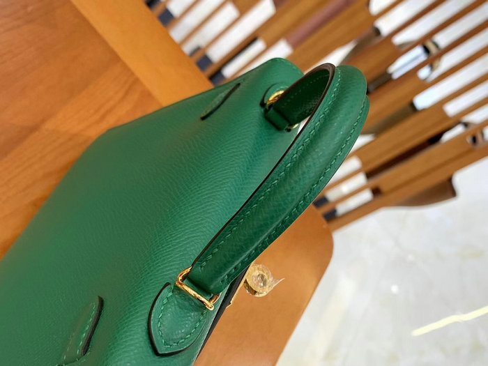 Hermes Mini Kelly II Bag Vert Vertigo H82401