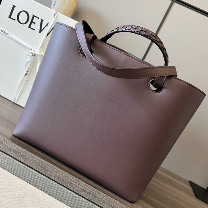 LOEWE Small Anagram Tote bag Burgundy 62186