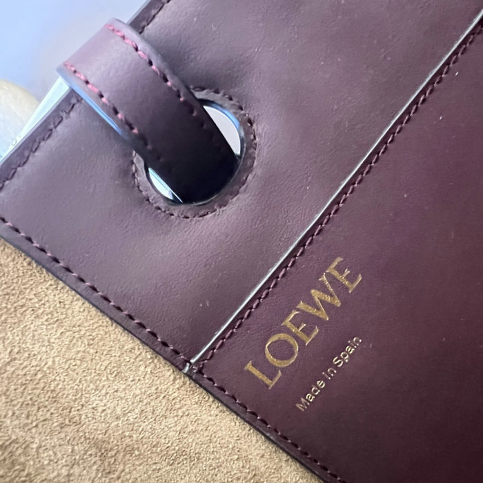 LOEWE Small Anagram Tote bag Burgundy 62186