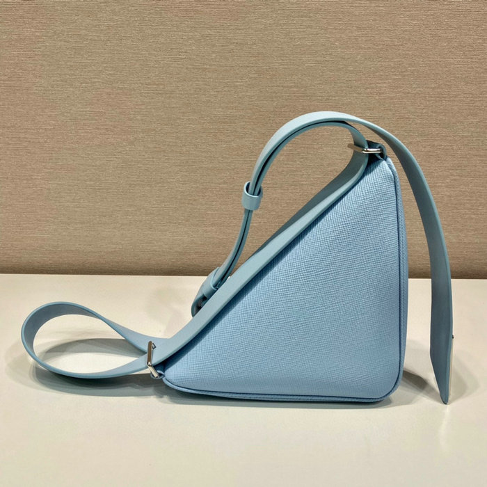 Prada Saffiano leather belt bag Blue 2VL039