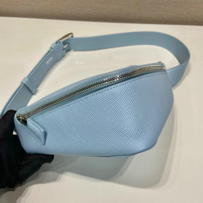 Prada Saffiano leather belt bag Blue 2VL039