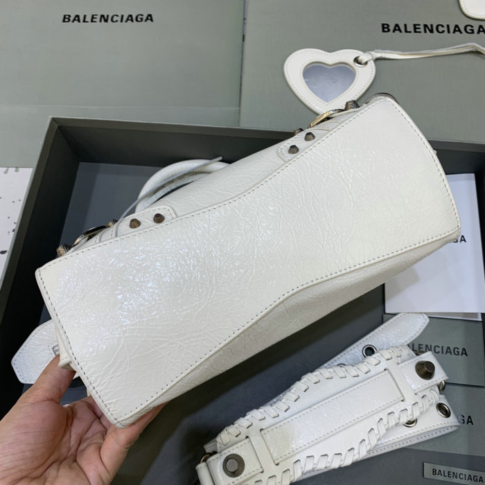 Balenciaga Neo Cagole XS shoulder bag White B70094