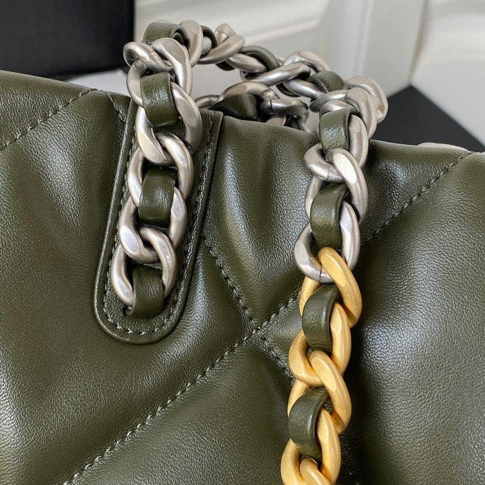 Chanel 19 Shopping Bag Khaki AS3519