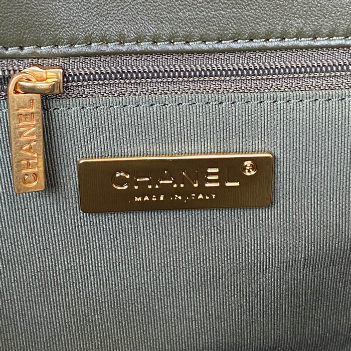 Chanel 19 Shopping Bag Khaki AS3519