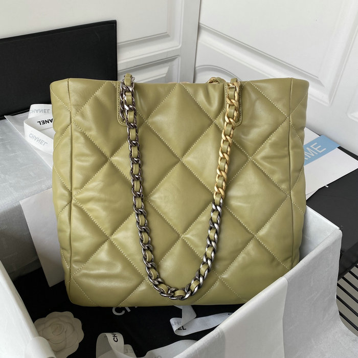 Chanel 19 Shopping Bag Lemon AS3519