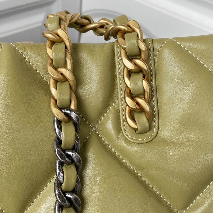 Chanel 19 Shopping Bag Lemon AS3519