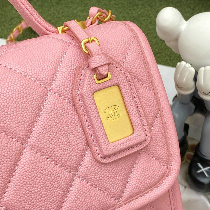 Chanel 22k Mini Flap Bag Pink AS3652