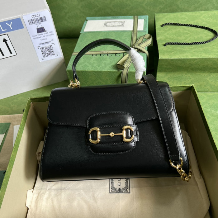 Gucci Horsebit 1955 medium bag Black 702049