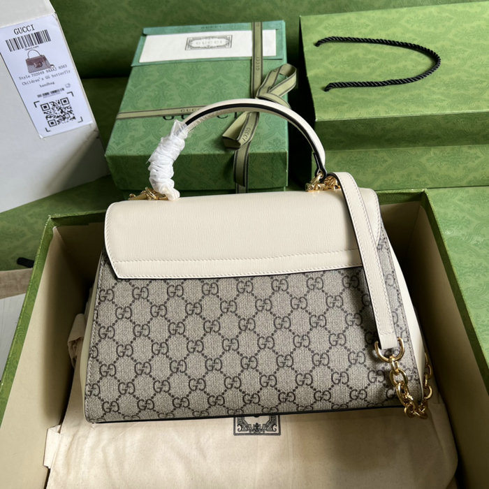 Gucci Horsebit 1955 medium bag White 702049