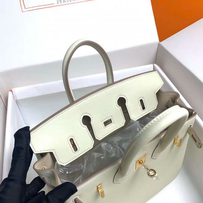 Hermes Swift Leather Birkin Bag Craie HB10231