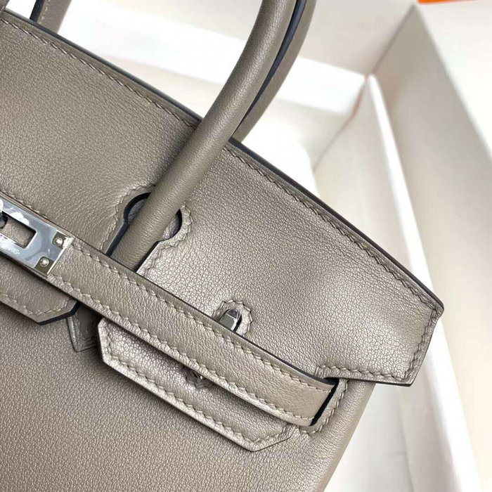 Hermes Swift Leather Birkin Bag Etain HB10231