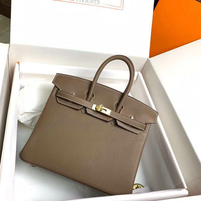 Hermes Swift Leather Birkin Bag Etoupe HB10231