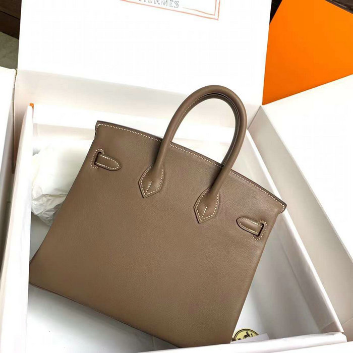 Hermes Swift Leather Birkin Bag Etoupe HB10231