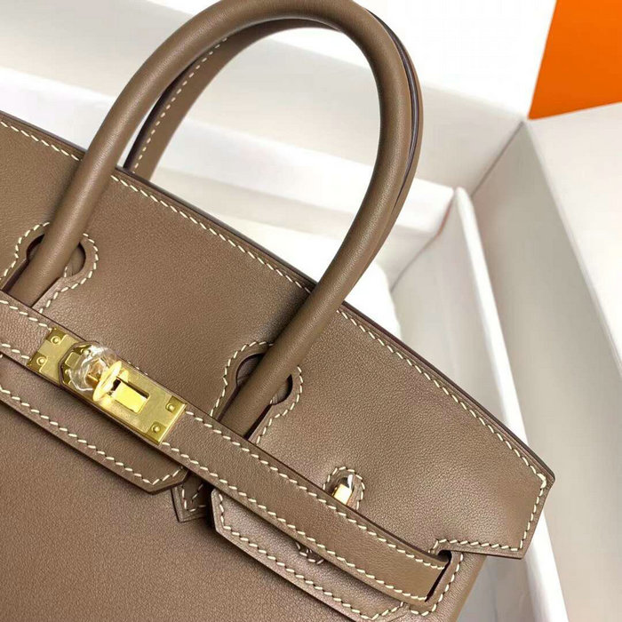 Hermes Swift Leather Birkin Bag Etoupe HB10231