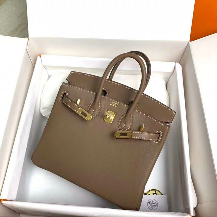 Hermes Swift Leather Birkin Bag Etoupe HB10231