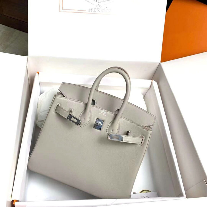 Hermes Swift Leather Birkin Bag Gris Perle HB10231