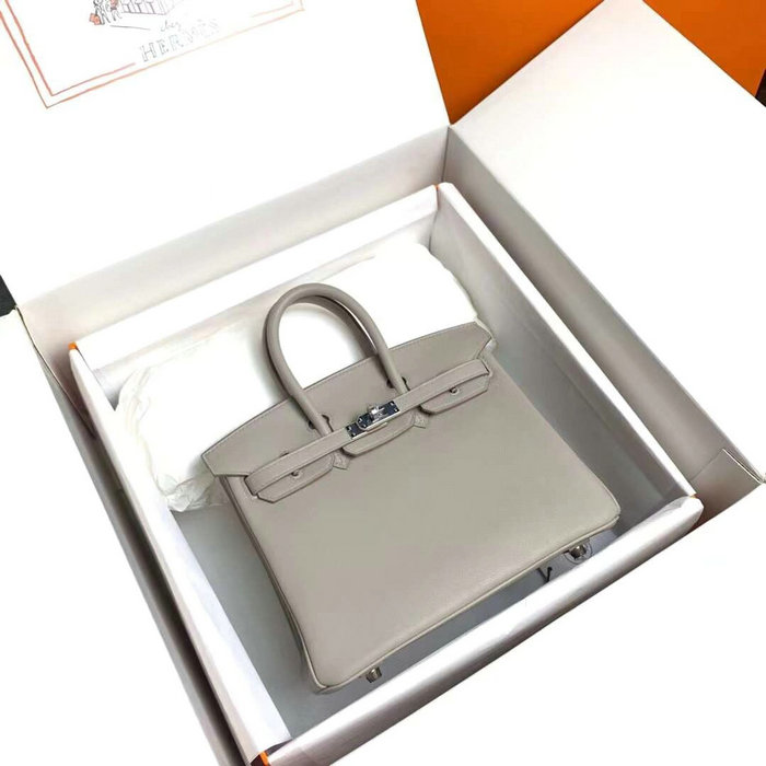 Hermes Swift Leather Birkin Bag Gris Perle HB10231