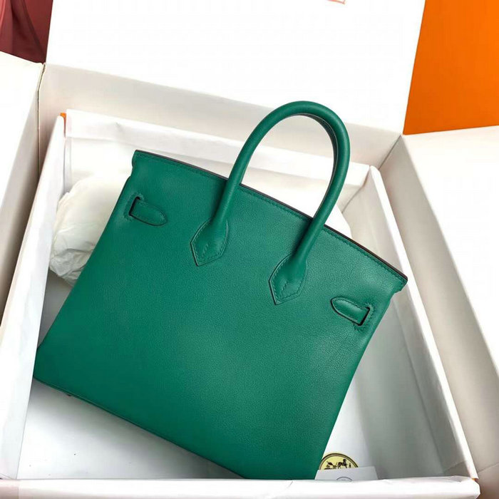 Hermes Swift Leather Birkin Bag Vert Vertigo HB10231