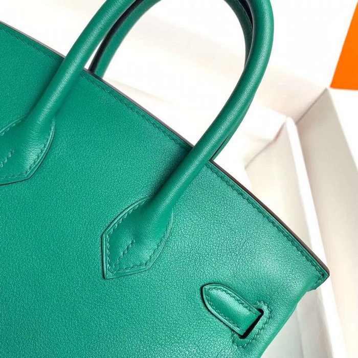 Hermes Swift Leather Birkin Bag Vert Vertigo HB10231