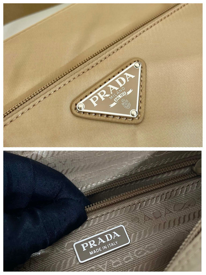 Prada Re-Nylon shoulder bag Beige 1BC167