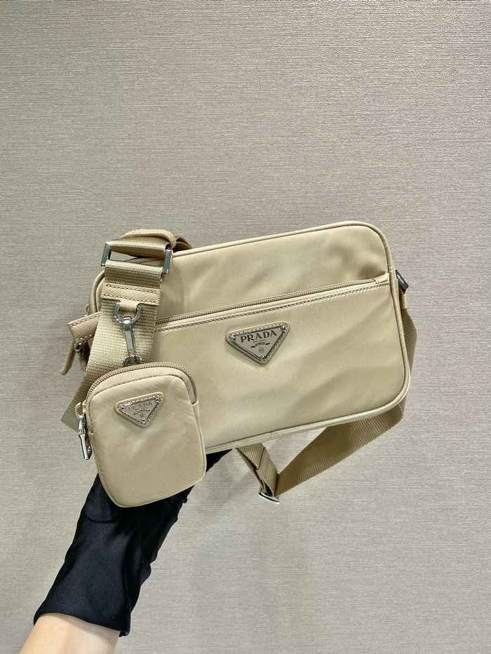 Prada Re-Nylon shoulder bag Beige 1BC167