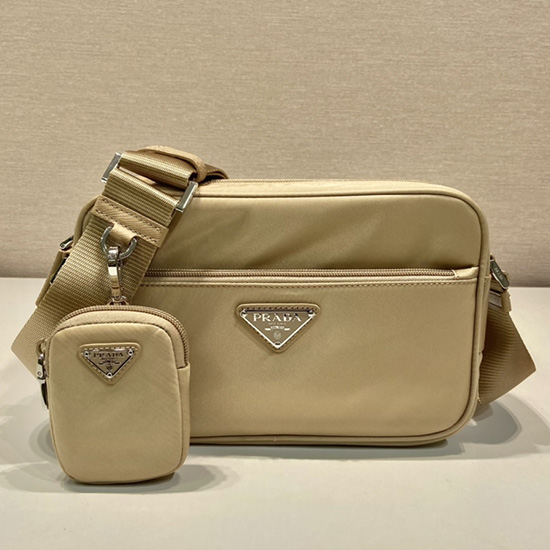 Prada Re-Nylon shoulder bag Beige 1BC167