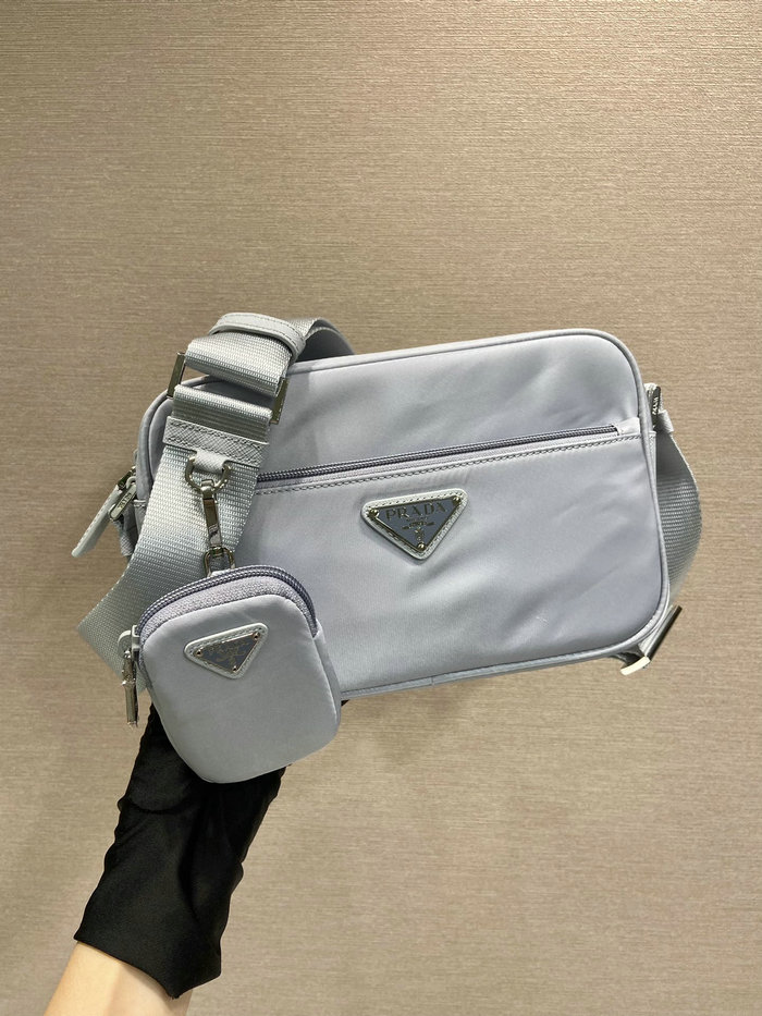 Prada Re-Nylon shoulder bag Grey 1BC167