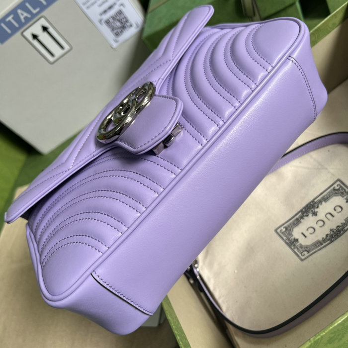 Gucci GG Marmont small shoulder bag Lilac 443497