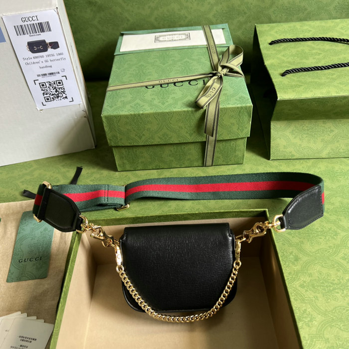 Gucci Horsebit 1955 strap wallet Black 699760