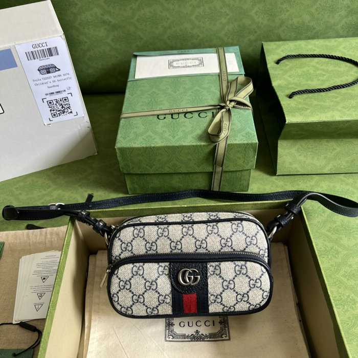 Gucci Ophidia Mini Bag Blue 722557