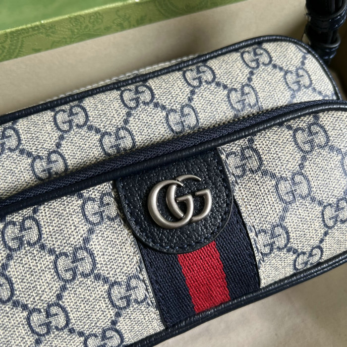 Gucci Ophidia Mini Bag Blue 722557